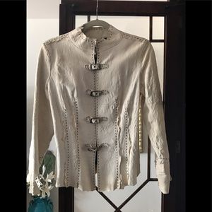 Custom made leather jacket